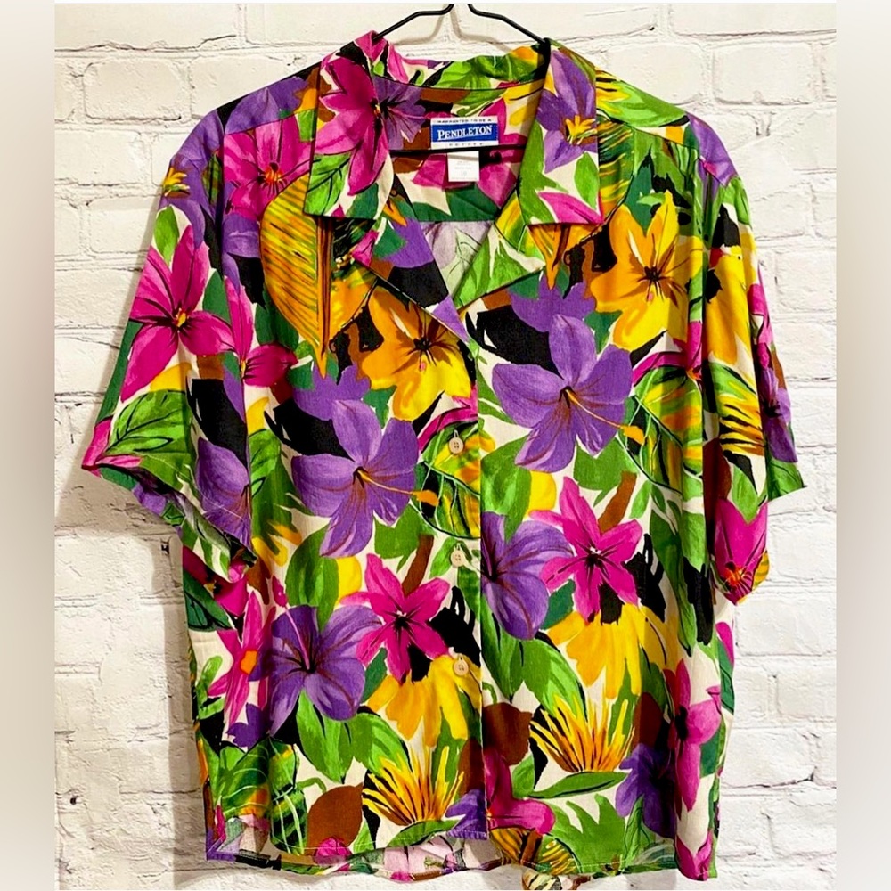 Pendleton ‘Take Me To Tahiti’ Vintage Button Down🌺